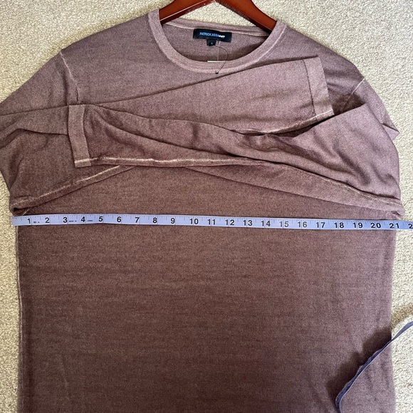 Men’s Patrick Assaraf Extra-Fine Merino Vintage Wash Crewneck | Size Large - Picture 6 of 7